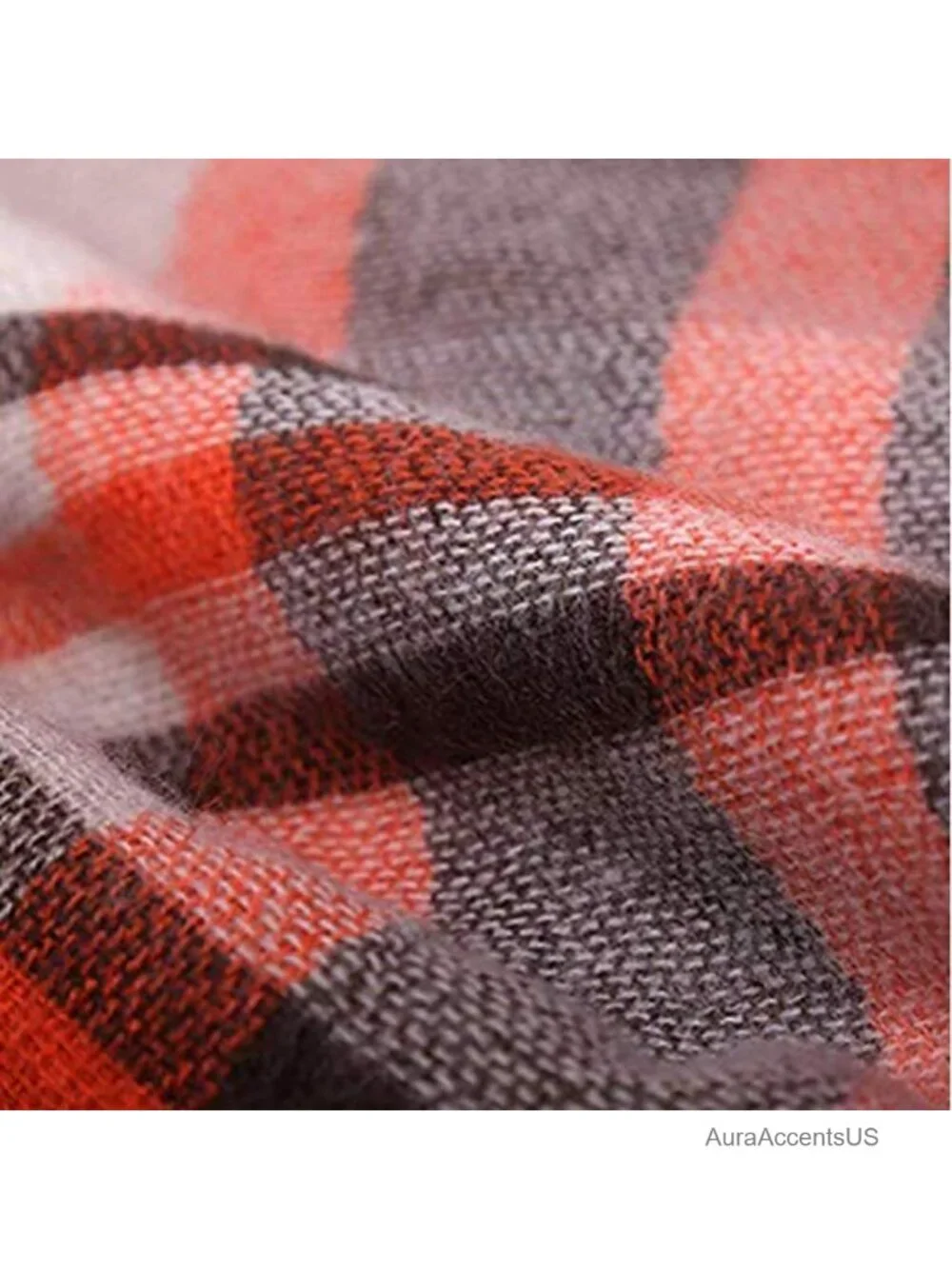Soft Tartan Plaid Shawl Wrap Scarf Cape Blanket Large Cozy Winter